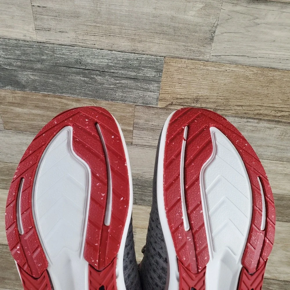 Runin Rabbit Mens Shoes Sz 9 Running Athletic Gray Scarlet Sage Sneakers